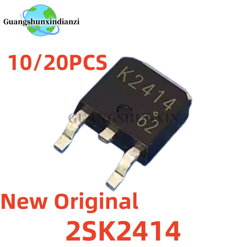 10/20PCS New Original K2414 2SK2414 TO-252 Field-effect Transistor 10A 60V Best Quality In Stock