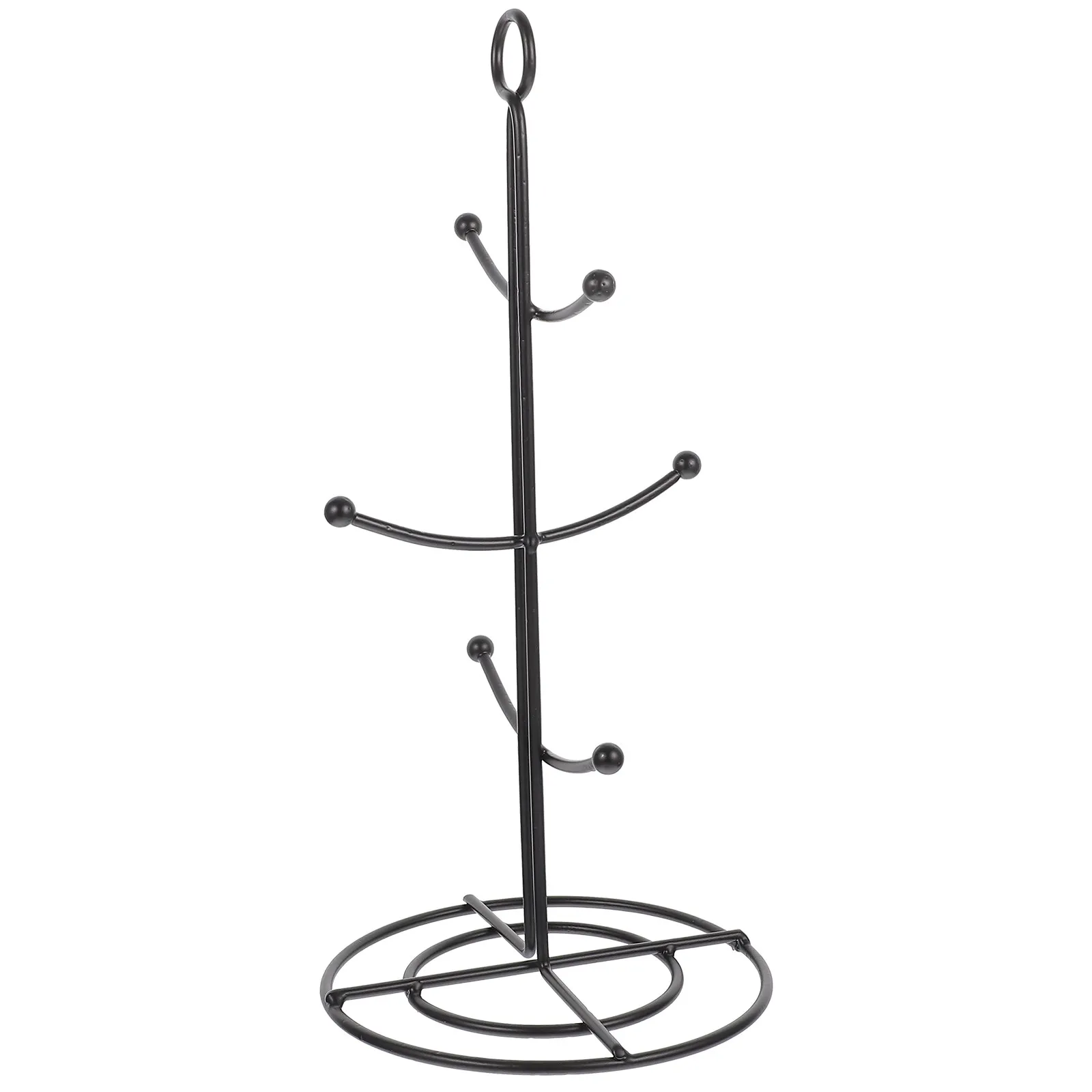 

2Pcs Countertop Mug Tree Organizer with 6 Hooks Coffee Cup Holder Rack for Kitchen Bar Space Saving Mug Holder Stand