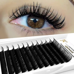 Abonnie extensiones de pestañas con pinchos, pestañas clásicas húmedas, belleza de ojos, nuevas