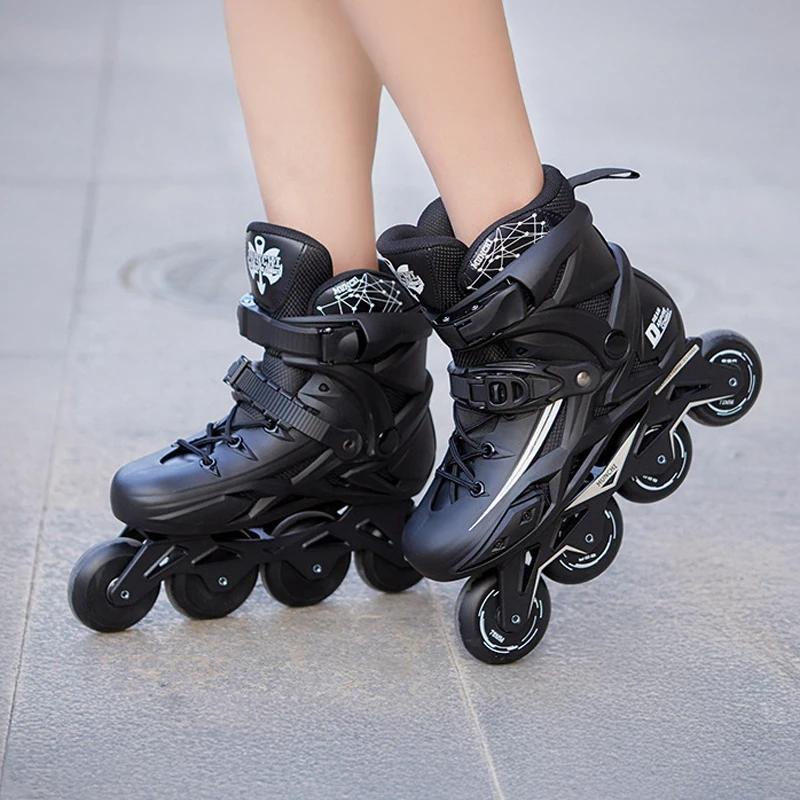 أحذية التزلج على الجليد المضمنة للبالغين للجنسين، أحذية التزلج على الجليد الاحترافية، معدات تدريب اللياقة البدنية الخارجية المتينة #2