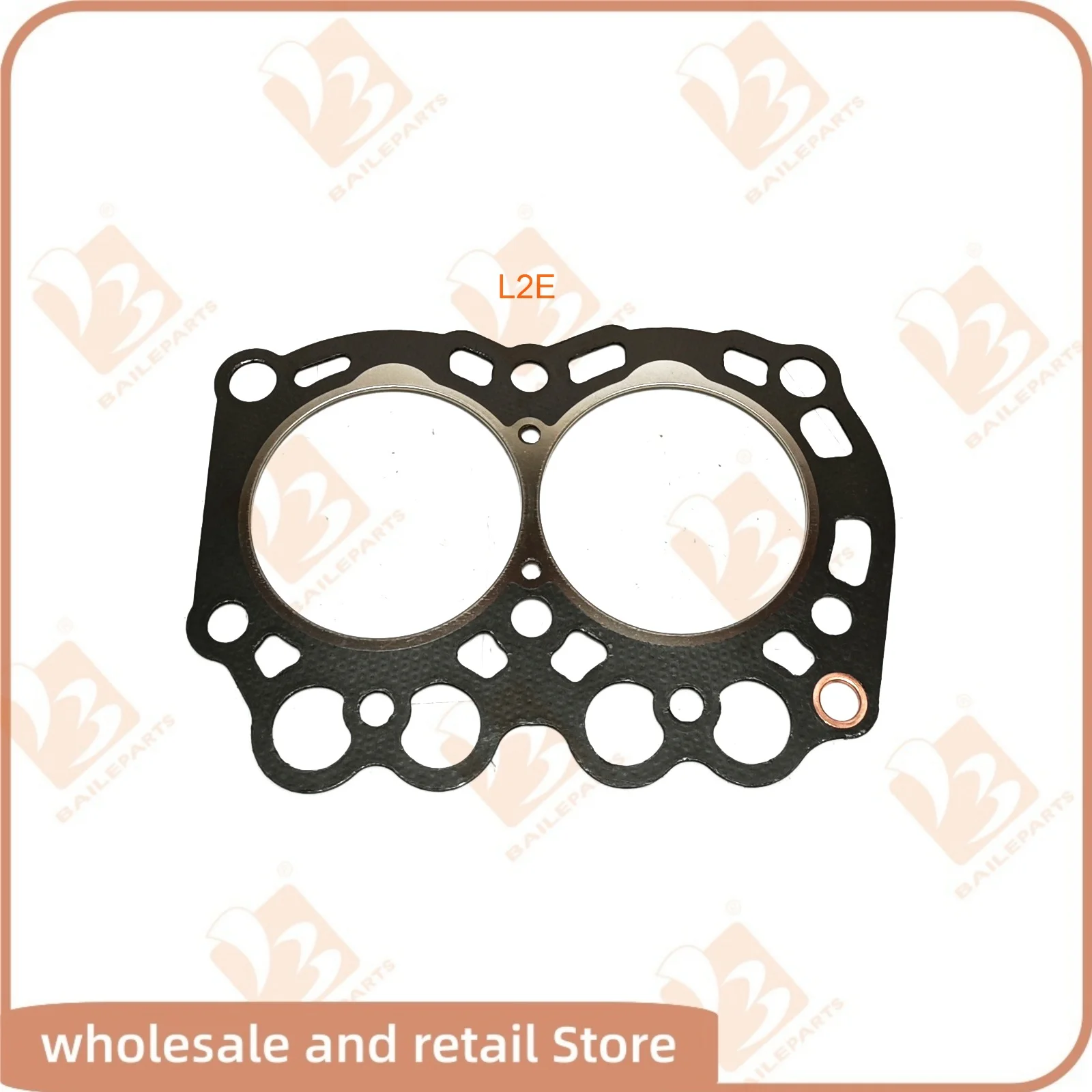 L2E For Mitsubishi Full Gasket Kit Set or Cylinder Head Gasket Diesel Engine Forklift Overhaul Rebuild Kit Spare Parts