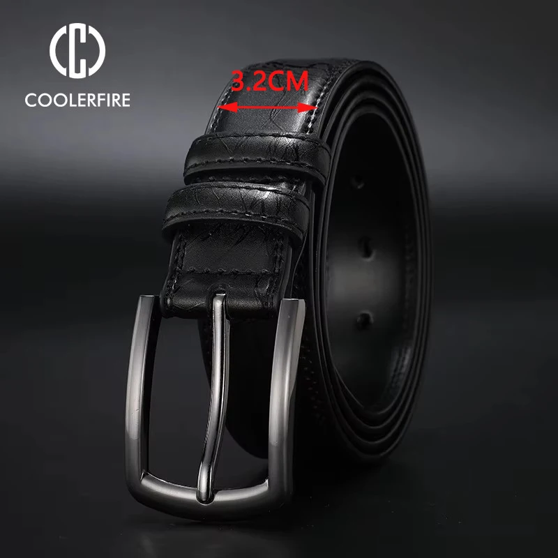 Designers  Men Belts Genuine Leather Dress Casual Pin Buckle Business Belt for Man 2019 New Male Belt Luxury Strap HQ091