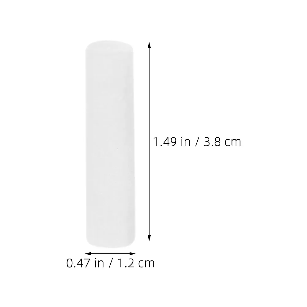 50Pcs Absorbent Cotton Rolls for Nosebleed Mouth Ear Wound Control Soft Skin Friendly Rapid Fluid Absorption Rolled Cotton Plugs
