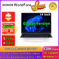 Honor MagicBook X 14 Pro Laptop 13th Core I5-13500H 16G 512G Notebook 14” 2.2K Screen 60Wh Battery Glacier Silver Window 11
