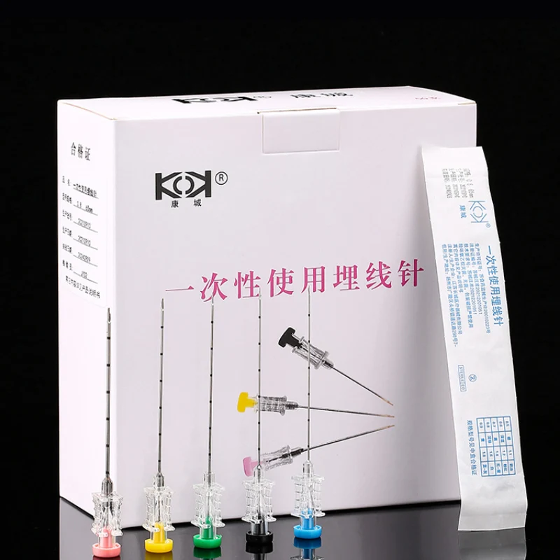 Disposable Embedding Needles Sterile Package Acupuncture Points Collagen Wire Chinese Medicine Beauty Needles