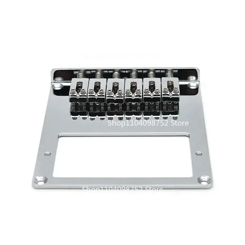 1pcs Double Coil Pickup Flat String Code, Electric Guitar Bridge, Tele Fixed Bridge, Pull Chord Plate