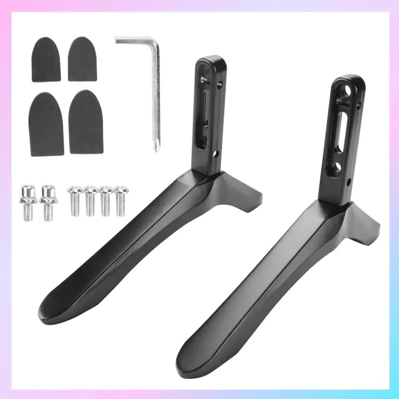 T23C Steel TV Base For LCD Pedestal Screen Stand Home Universal Monitor Riser For 32 To 65 Inches