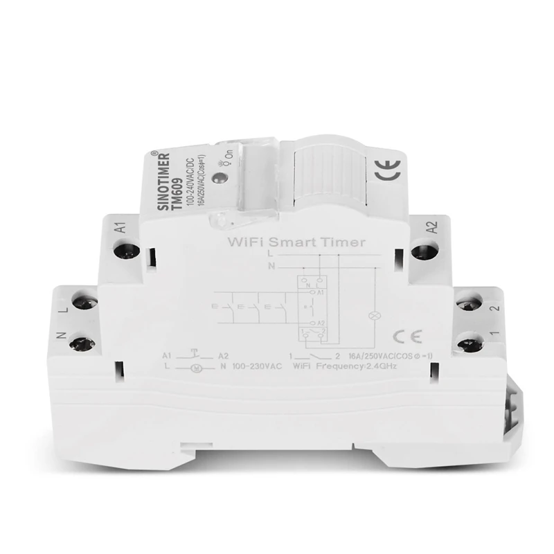 

SINOTIMER TM609 Timer Intelligent Microcomputer Programmable Electronic Timing Switch Relay Controller