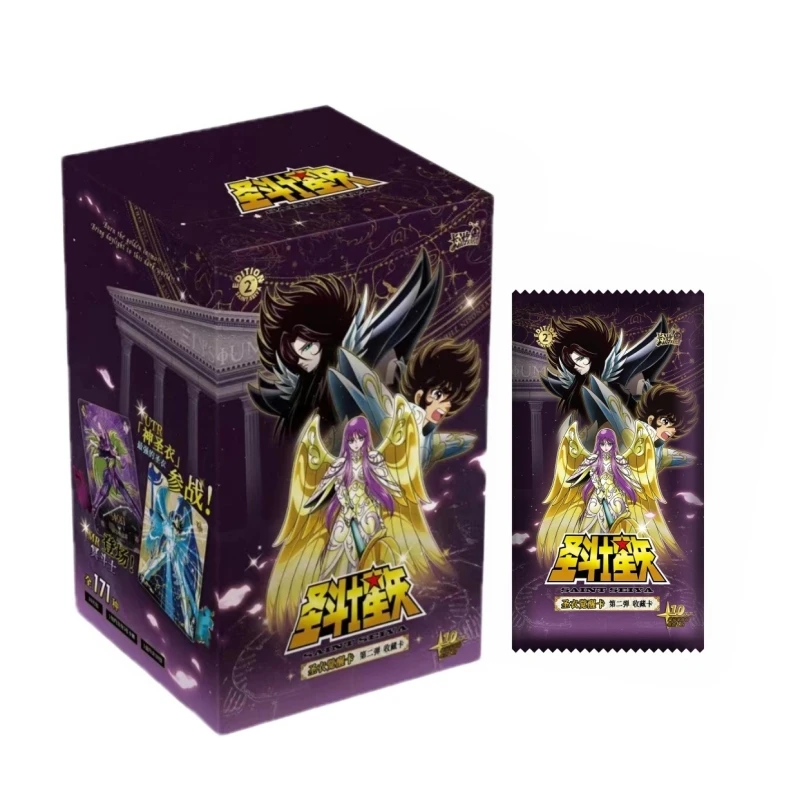 KAYOU Card Saint Seiya Cloth Awakening Collection Gold Rare Anime Kids Toy Game Pope Poseidon Athena Children Gift