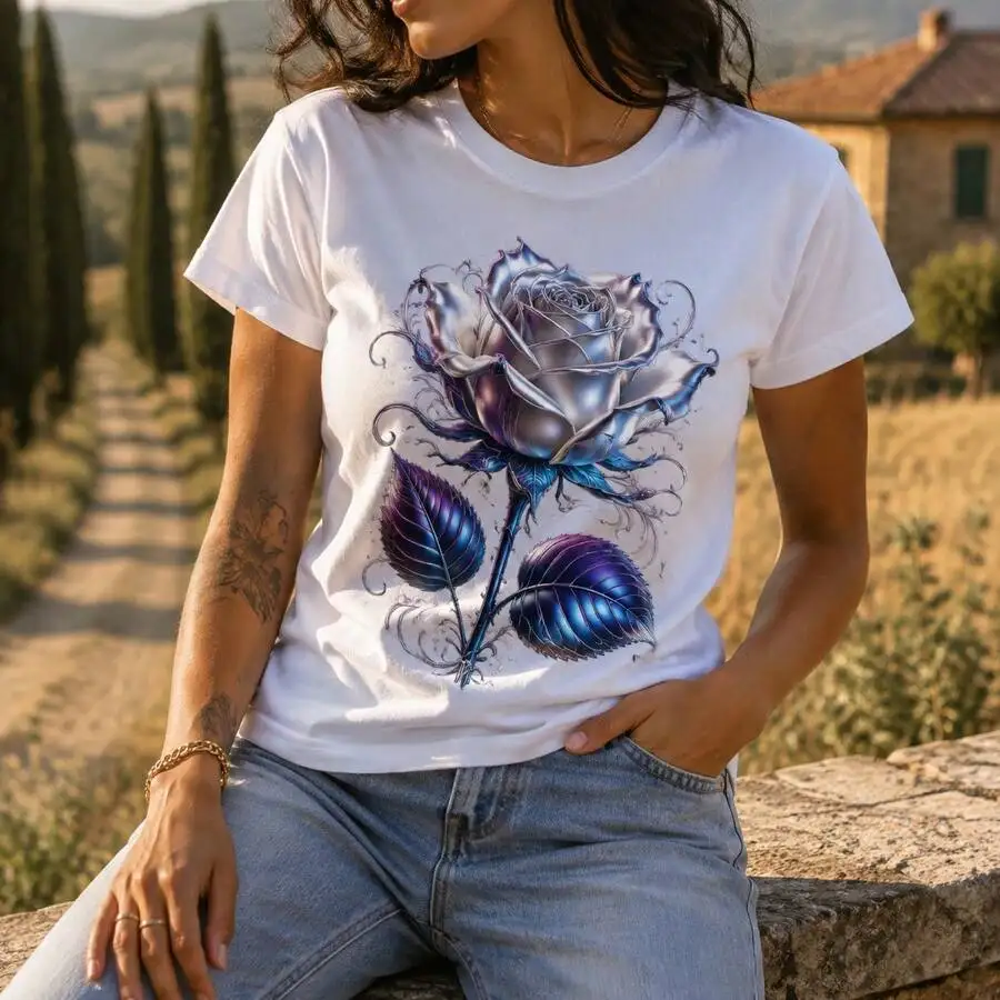 Women's Crew Neck T-Shirt, Comfortable Cotton Short Sleeve Top, Soft Breathable Casual Basic Tee For Spring Summer Daily Wear