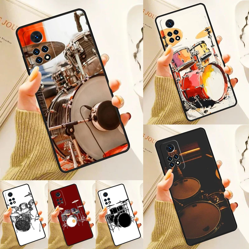 Play Drum beat Case For Samsung Galaxy S24 Plus S23 S20 S21FE Lite S22 Ultra Note 20 S8 S9 S10 Phone Coque