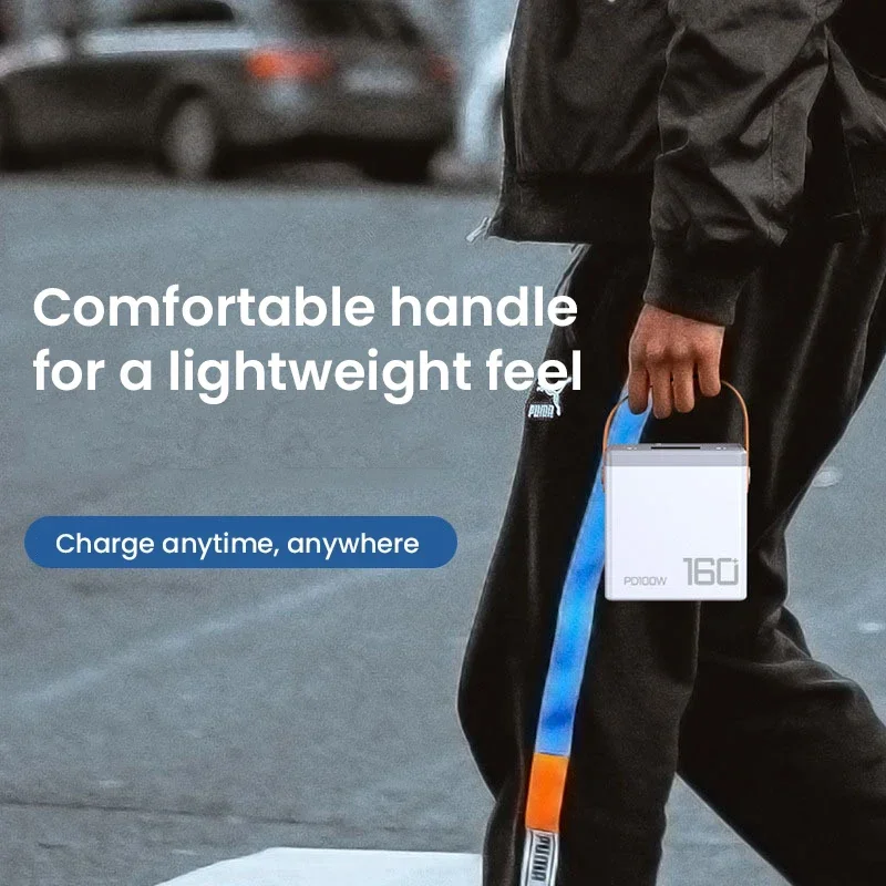 

Outdoor Portable 160000mAh Large Capacity PD100W Two-way Fast Charging Portable Power Bank for IPhone Xiaomi Laptop