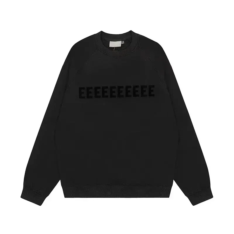 FW22 Heren Hoodies Jogging Set Luxe Design Borst Twee Rijen Pluche Letter Hoodie Dames Losse Hoodie Mode Unisex Broek Set