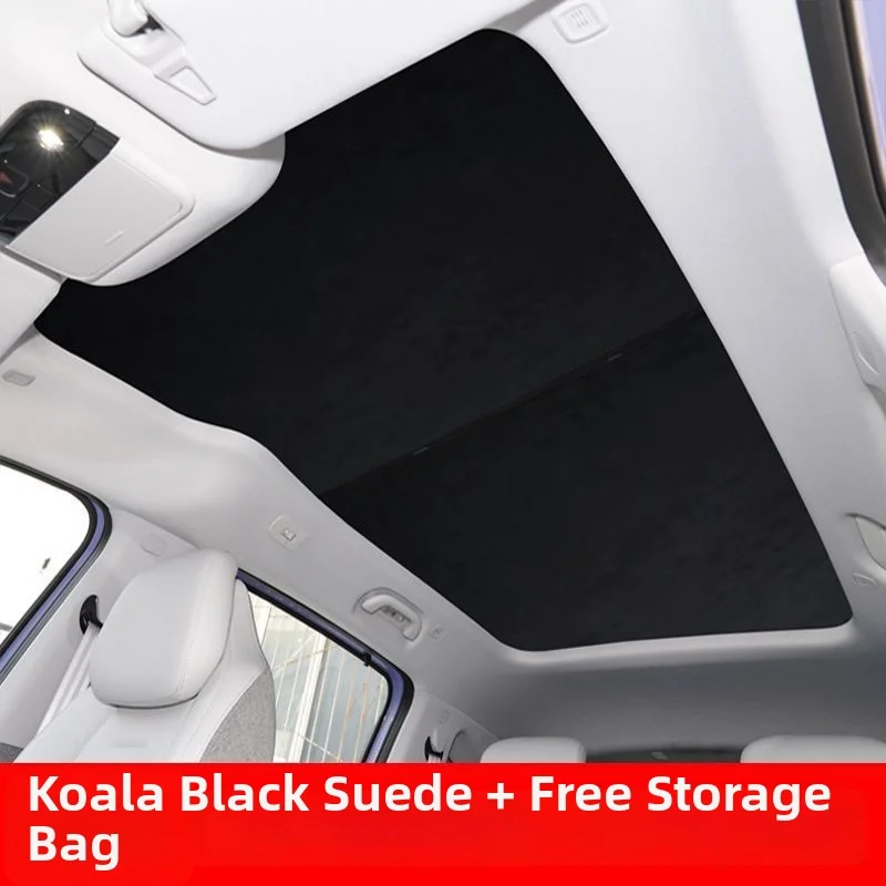 For ARCFOX Alpha/Koala Buckle version sunroof sunshade Ice crystal/suede Sunroof Skylight Sunshade cooling sun protection