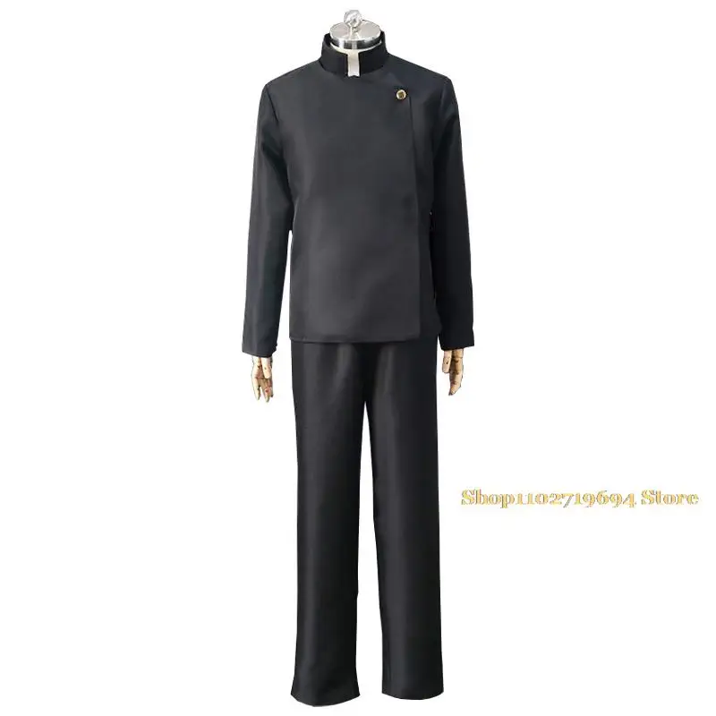 Gojo Satoru Cosplay Anime Gojo Satoru Cosplay Costume School Uniform Outfits Halloween Carnival Suit Costume