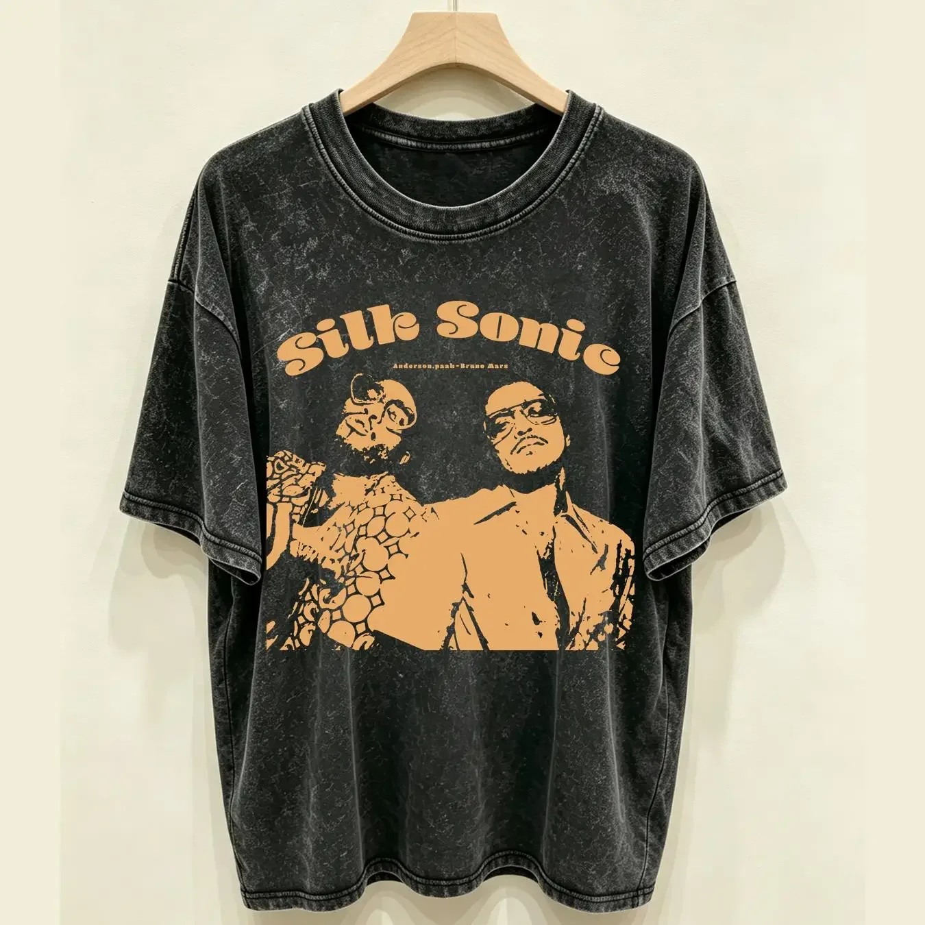 washed T Shirt Drive Me Nuts Bruno mars gift for fan music TE2929 vintage Washed Versatile fashion Stylish homme Breathable