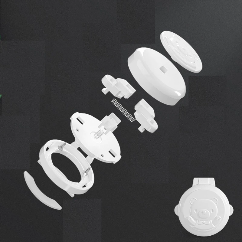 2 Pieces Baby Safety Lock Button Security Lock Car Washing Machine Computer for Key Start for Protection Cover Baby Safe