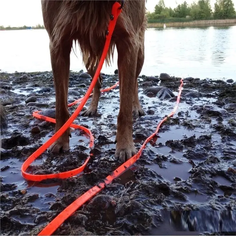 ABKO-For All-Weather Waterproof Dog Leash, PVC Material, Easy Clean Design- Available In 5M To 10M Lengths For All Dog Sizes
