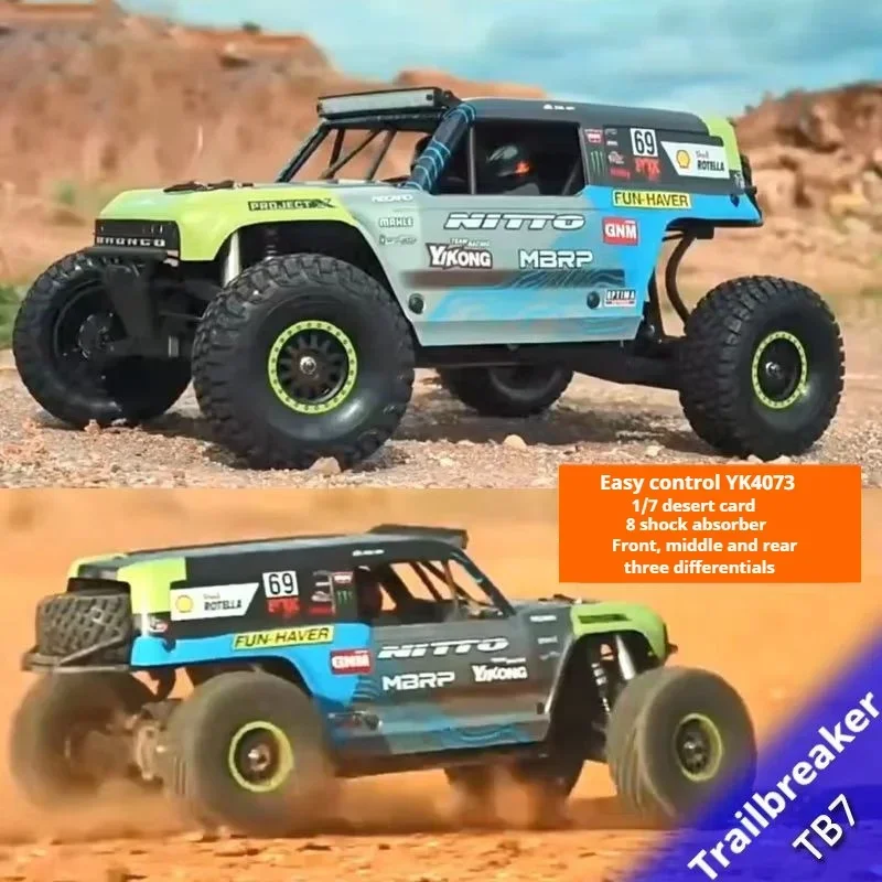 

YK4073 1:7 Pioneer Desert Truck TB7 Пятиканальный электрический автомобиль с дистанционным управлением Бесщеточный полноприводный внедорожник