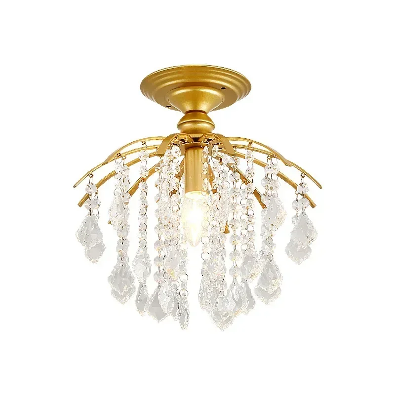 Modern fashiona crystal ceiling light indoor crystal led lamps Corridor balcony crystal ceiling light led lustre ceiling lamps