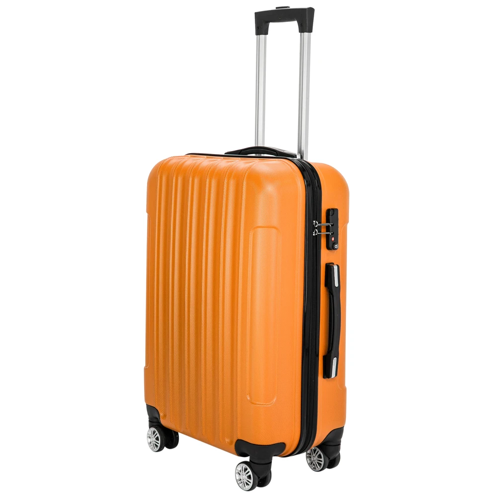 3-in-1 Multifunctional Large Capacity Traveling Storage Suitcase Luggage Set Orange