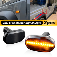 2PCS Led Dynamic Side Marker Turn Signal Indicator Repeater Light For SUZUKI JIMNY JB64W JB74 JB23 JB64 1999-2019
