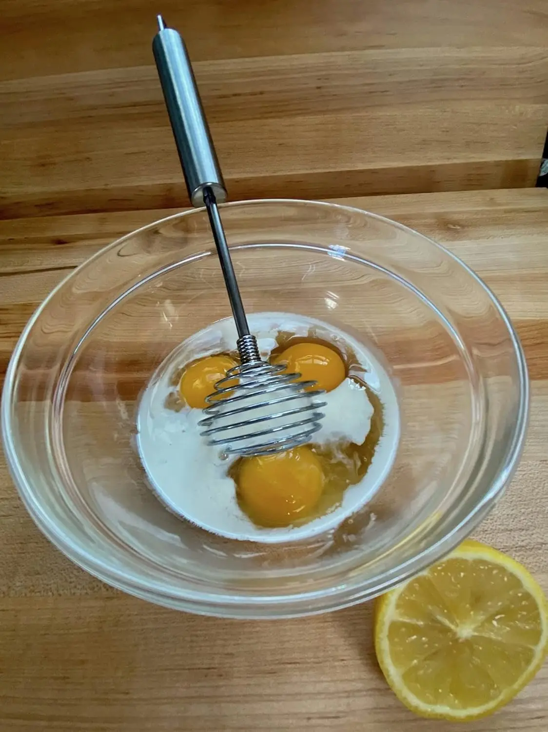 Spiralfederbesen, 10" silberner Edelstahl, mittelgroß