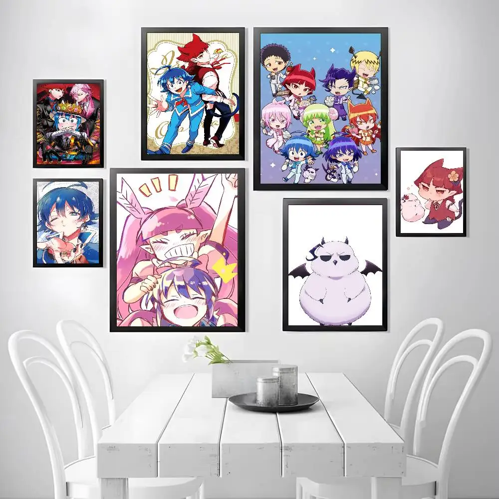 W-Welcome to Demon School Iruma-kun Poster Prints For Bedroom Living Room Canvas Painting Wall Art Home Decor