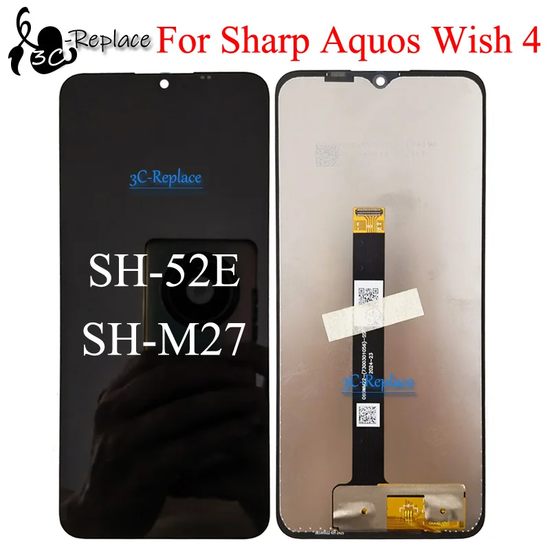 Black 6.6 Inch For Sharp Aquos Wish4 SH-52E SH-M27 Aquos Wish 4