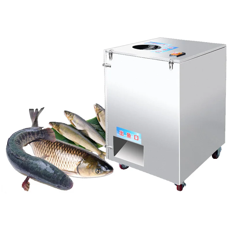安い商業ステンレス鋼中型 380 ボルトポータブル自動魚洗浄機海上輸送
