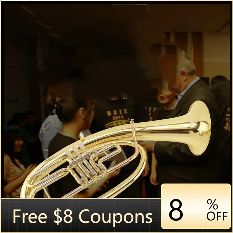 STLF B Flat Tone Third Fret Woofer Full Bell Instrument Brass