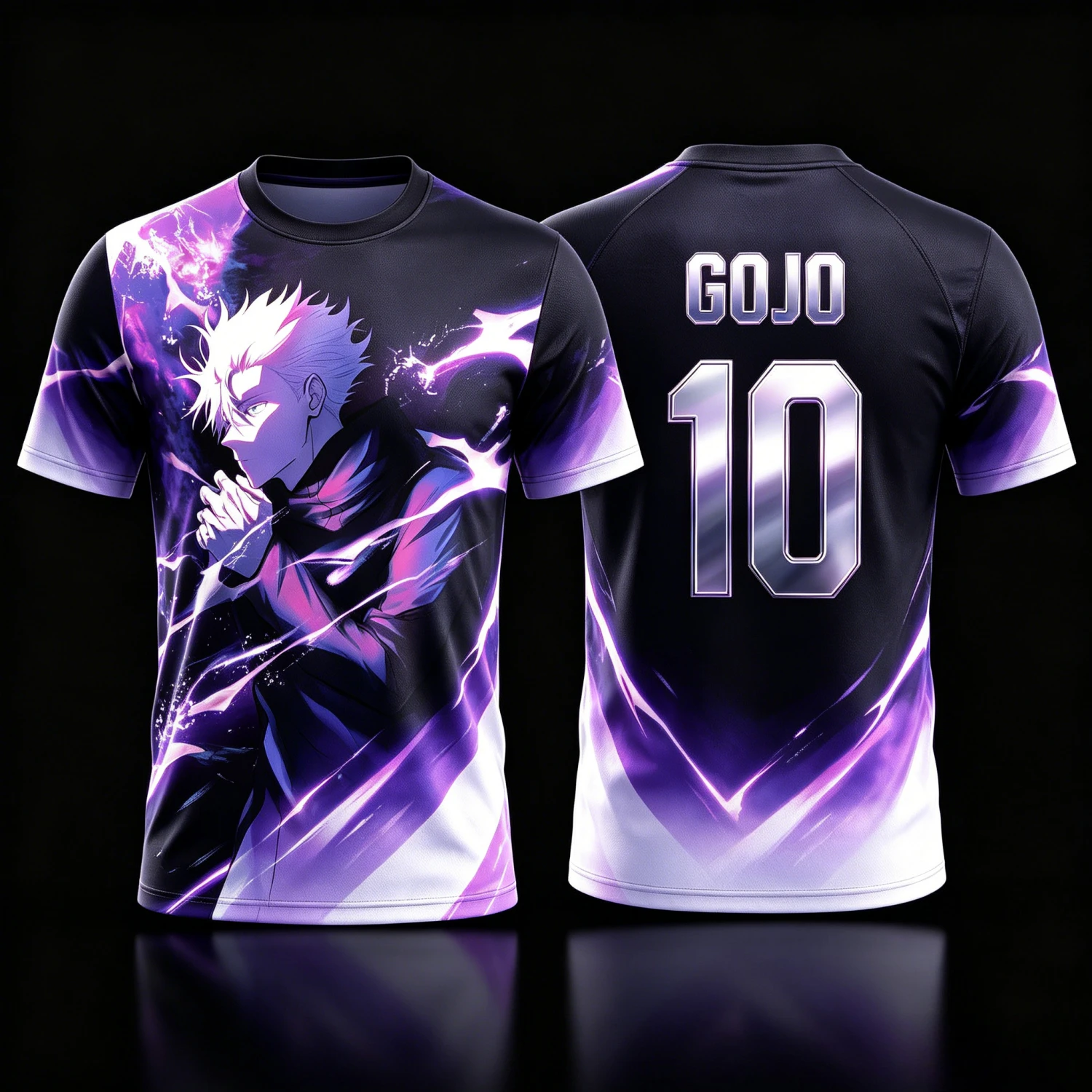 2026 Summer Jujutsu Kaisen Retro Cosplay T-shirt Men's 3D Printed Jiu Jitsu Short-sleeved Family Unisex Children's Sports Shirt