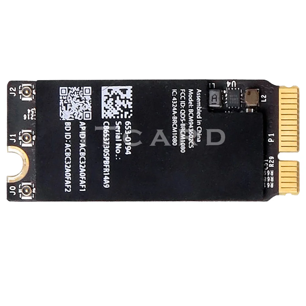 Original Wifi Airport Card For Macbook Pro A1398 A1425 A1502 BCM94331CSAX BCM94360CS BCM943602CS 2012 2013 2014 2015 Years