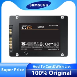 Оригинальный SAMSUNG 2,5 ''SATAIII SSD 870 Evo 1 ТБ 500 Гб 250 ГБ Внутренний твердотельный накопитель 2 ТБ 4 ТБ накопитель для ноутбука или настольного компьютера