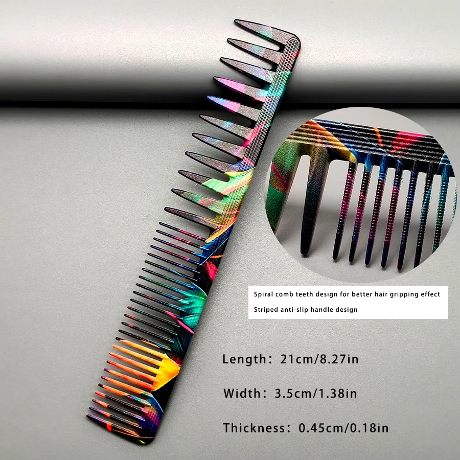 6Pcs Hairdressing Combs, Professional Styling and Cutting Combs for Salon Hair Stylists, Hairdresser-Specific Hair Cutting Combs, Six Combs to Complete All Hair Styling