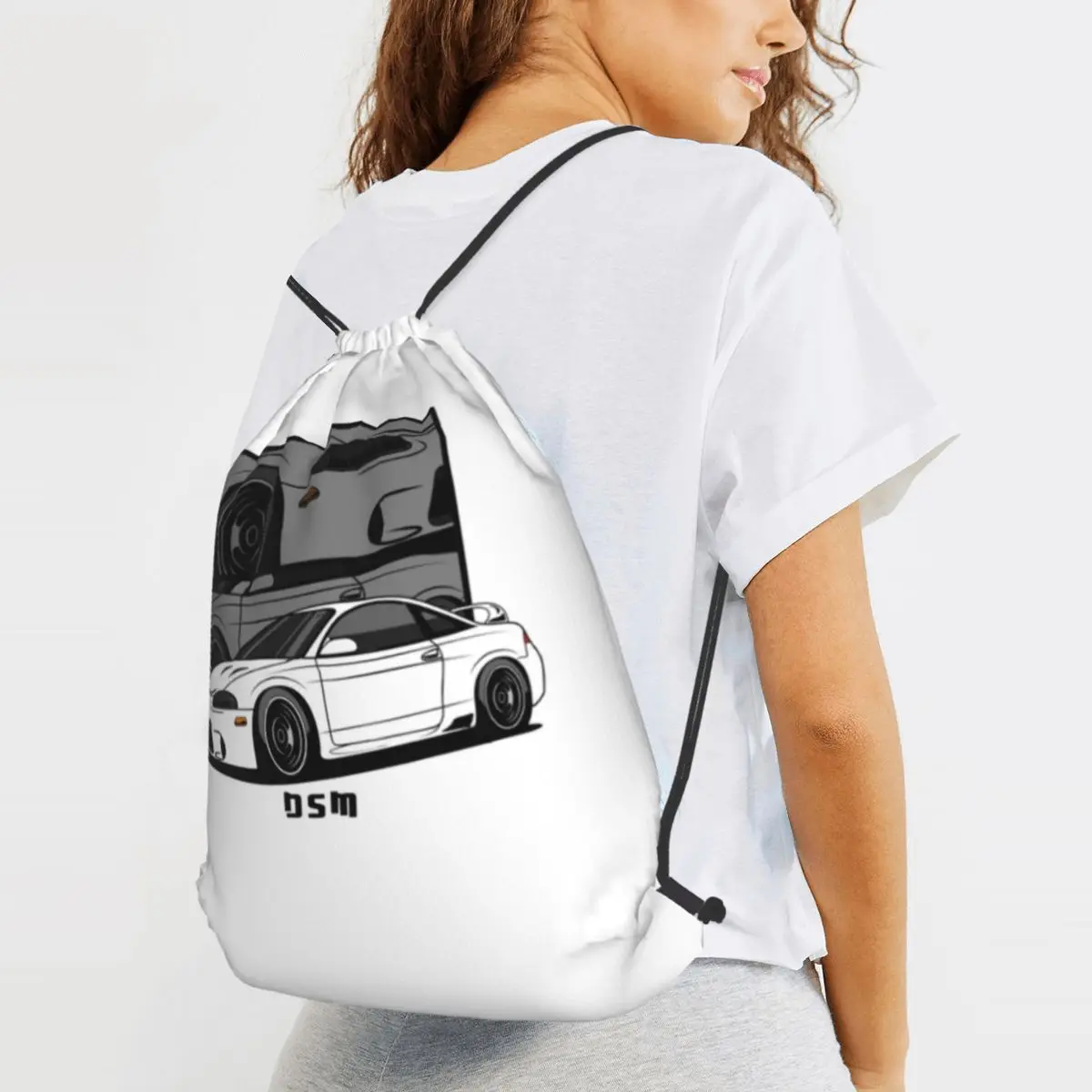 

Eclipse 2G DSM Red Backpacks Multi-function Drawstring Bags Sports Bag Book Bags for Man Woman School