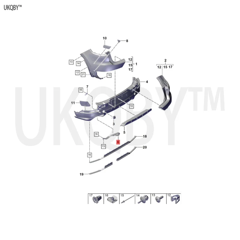 

9Y0807838A/9Y0 807 837 A применимо к Po rs ch e 2018 Ca ye nn e задняя труба R 9Y0807838A OK1