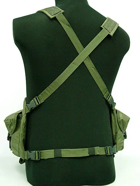 Imagem -06 - Peito Rig Colete Tático Equipamento Militar do Exército 47 Magazine Pouch ao ar Livre Airsoft Paintball Caça ak