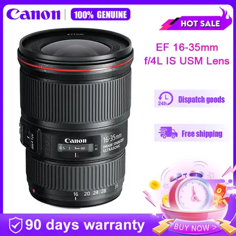 Canon EF 16-35mm f/4L IS USM Lens wide-angle zoom lens SLR camera professional lens suitable for Canon SL3 5/6D 80D 90D 250D