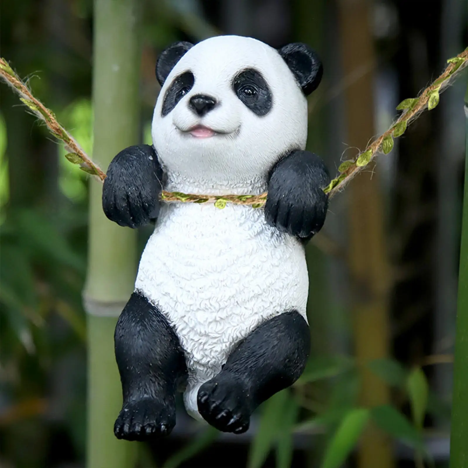 Outdoor Lawn Yard Animal Figurine Panda Outdoor Statue for Home Patio Yard