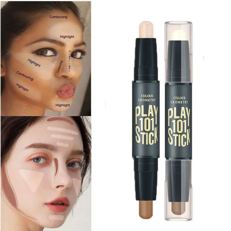 1 pz crema fondotinta Base trucco professionale di alta qualità per il contorno correttore viso per la bellezza Bronzer viso