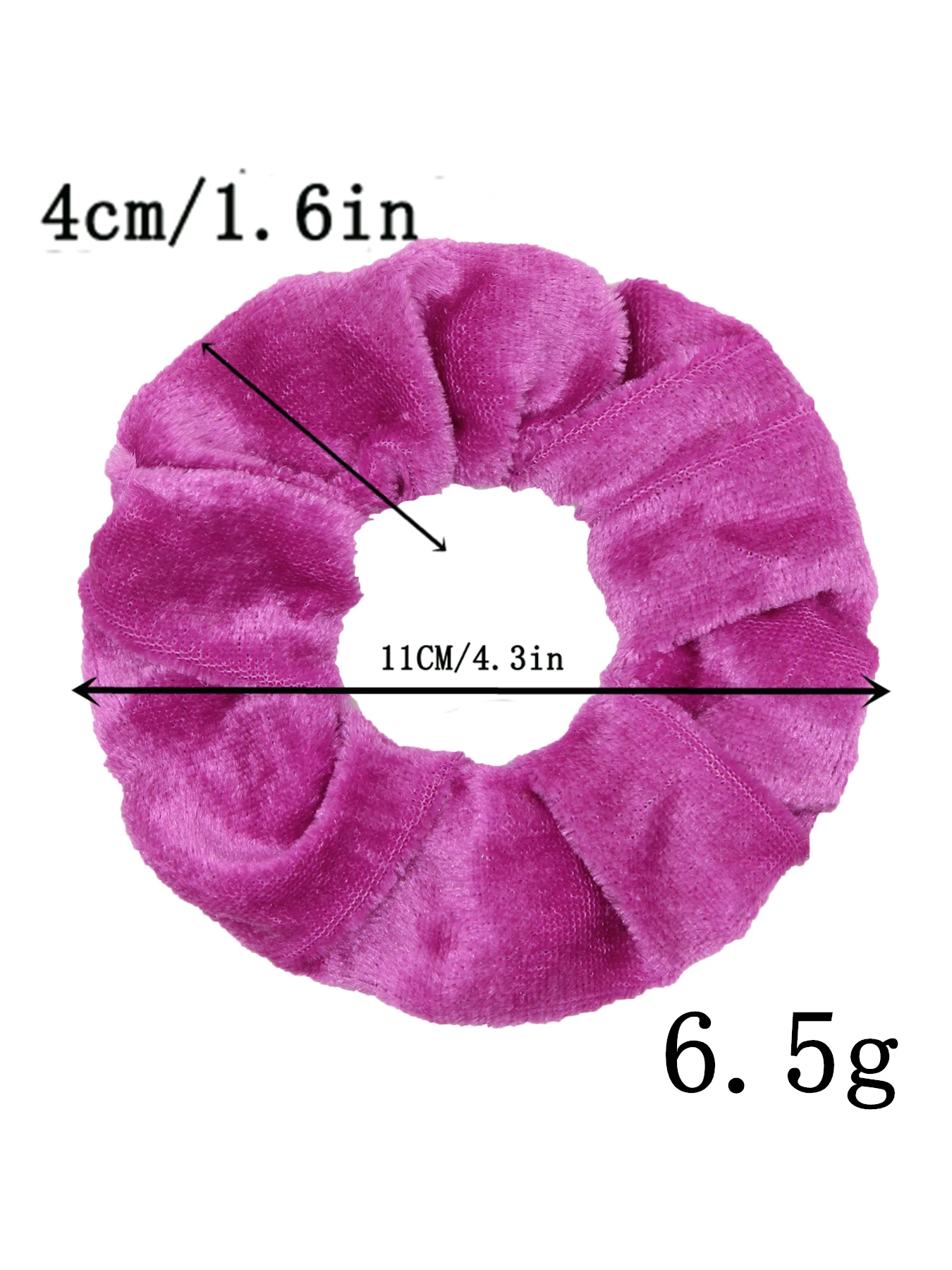 10/6/1pc Women Hair Scrunchies Velvet Solid Color Band for Girls Ponytail Holder Rubber Bands Ties Accessories headbands gumki