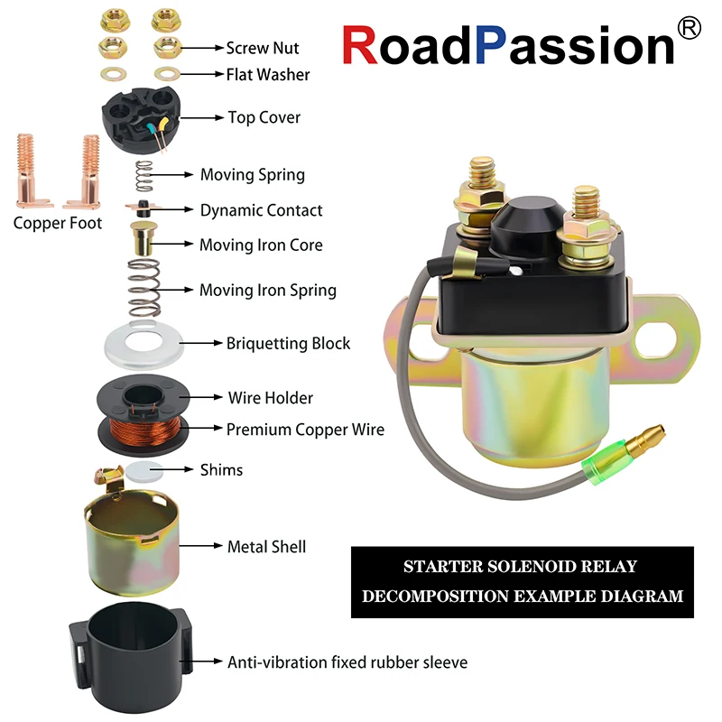 Motorcycle Starter Solenoid Relay ignition switch For POLARIS XPRESS 300 400 XPLORER XPedition TRAIL BOSS 425 325 WORKER 335 500