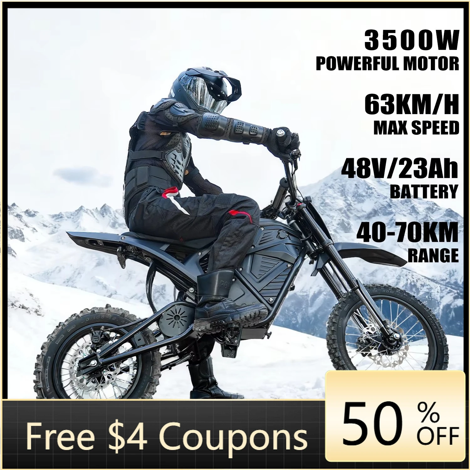 

Rs UK US Ready for shipment, motorcycle 48V 23ah hydraulic brake powerful electric off-road vehicle Ebike off-road motorcycle