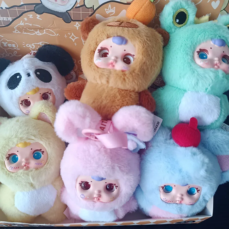 

Hot Cute Milk Candy Plush Blind Box Backpack Pendant Mystery Box Decor Keychain Exquisite Toys Girl Holiday Gift