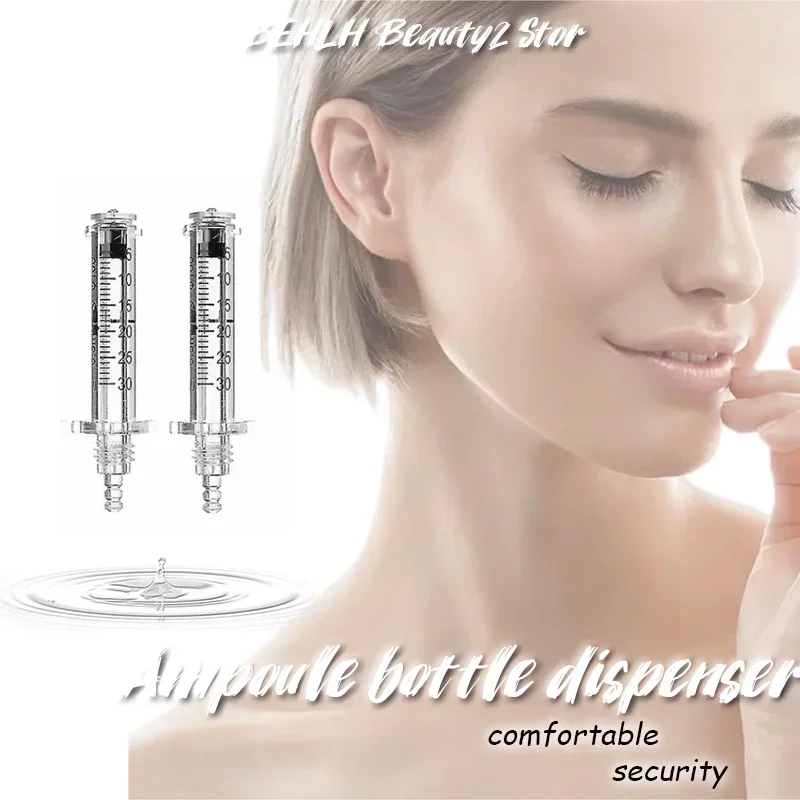 

30pcs Accueil beauté ampoule tête Pickup Hyaluronic Acid fill Injection Tool une fois transparent emballage sac