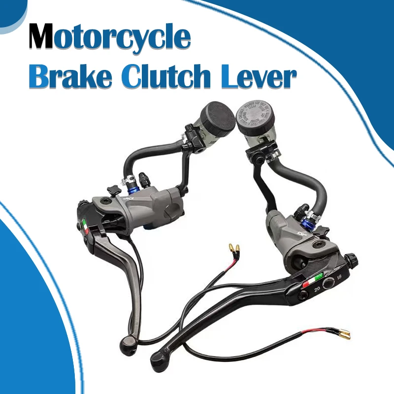 

Universal 17.5mm Motorcycle Brake Clutch Lever Aluminum Alloy Hydraulic Brakes Master Cylinder
