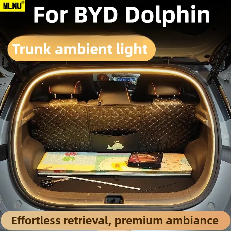 

Boot Ambient Lighting For BYD Dolphin Accessories 2026/2025,Shockproof&Anti-Drop Energy-Saving&High-Brightness Durable 2022-2024