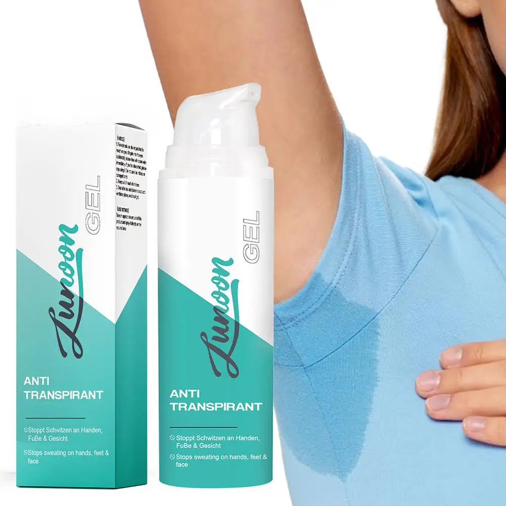 Antiperspirant Gel 50ml Against Sweaty Hands, Sweaty Feet And Sweating On The Face Against Heavy Sweating On The For A U5x9