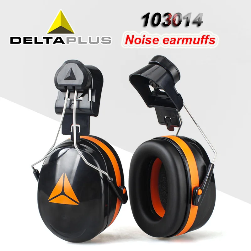 103014 helmet Noise earmuffs ABS shell Lining Synthetic foam cotton Noise-proof earmuffs NRR 25db/SNR 30db Safety noise earmuffs